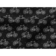 thumbnail image 4 of oneOone Viscose Jersey Fabric Dot & Bicycle Block Printed Craft Fabric BTY 60 Inch Wide, 4 of 5