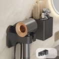 thumbnail image 1 of LSLJS Support de Rangement pour Sèche-Cheveux Sans Perçage Support Mural pour Conduit de Vent de Salle de Bain, Accessoires pour la Maison, 1 of 7