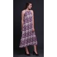 thumbnail image 4 of Bimba Robe Dos Nu Teinture sur Nœuds d'Été pour Fête, Col Licou, Tenue de Plage pour Femmes - Très Petit, 4 of 6