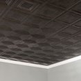 thumbnail image 5 of Fasade Decorative Vinyl Ceiling Panel 2ft x 4ft 5 Pack Smoked Pewter, 5 of 5