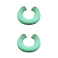 thumbnail image 1 of Thinsony Acrylic Fibers Made Toilet Mat Removable And Fits Most Toilets U Shape Green 2Set, 1 of 6
