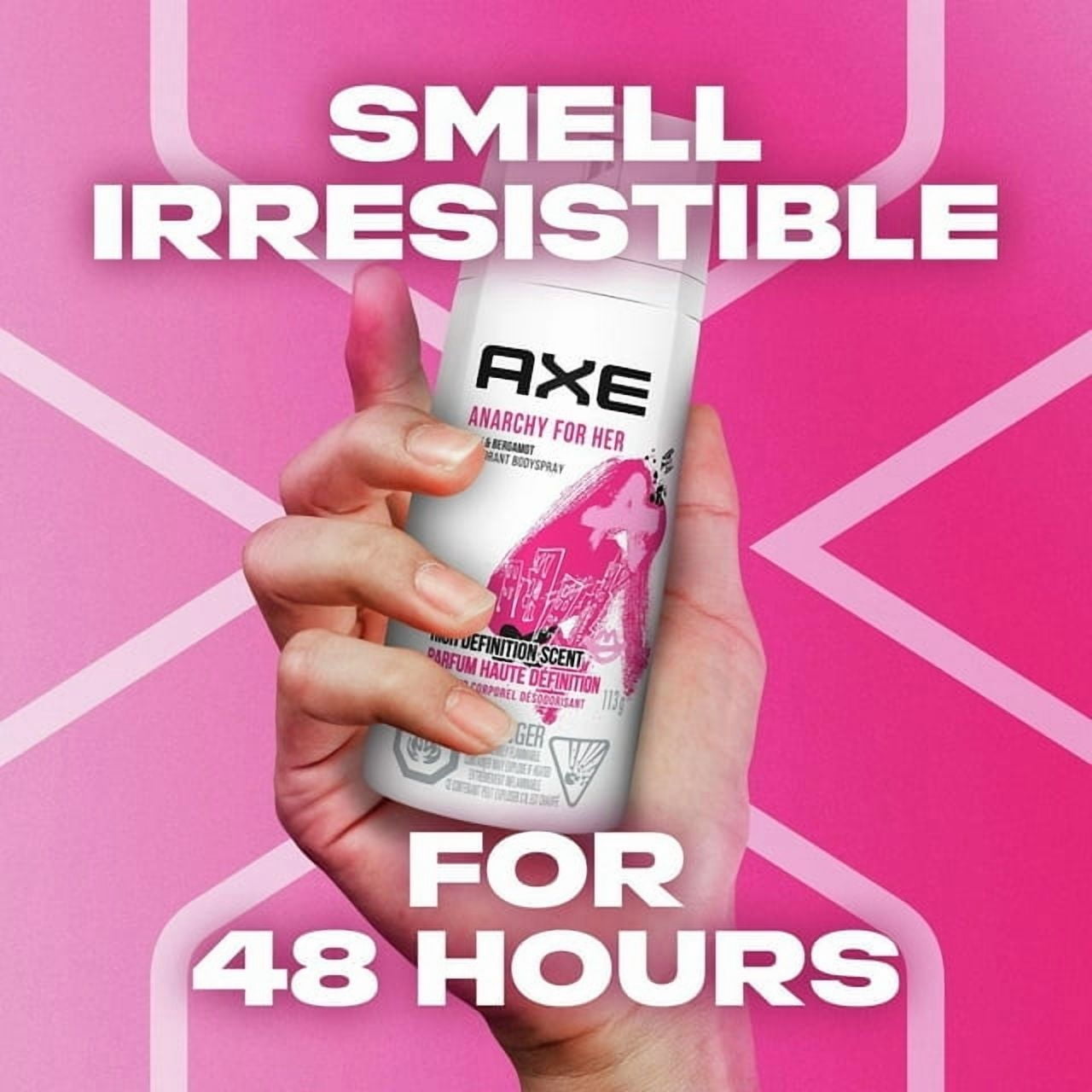 AXE Aluminum-Free Deodorant Body Spray Anarchy for Her, 113 g