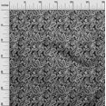 thumbnail image 3 of oneOone Silk Tabby Black Fabric Block Craft Projects Decor Fabric Printed By The Yard 42 Inch Wide, 3 of 5