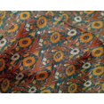 thumbnail image 4 of oneOone Silk Tabby Fabric Leaves & Floral Block Print Sewing Fabric BTY 42 Inch Wide, 4 of 5