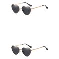 thumbnail image 2 of maskred PVC Heart-Shaped Glasses Non-Slide Silicone Nose Pads And Mulitple Colours For Chic Look Gold Metal black 2Set, 2 of 6