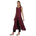 thumbnail image 3 of Phagun Kurti Évasé Imprimé Indo Western pour Femmes Sans Manches Tenue Traditionnelle Indienne, 3 of 7