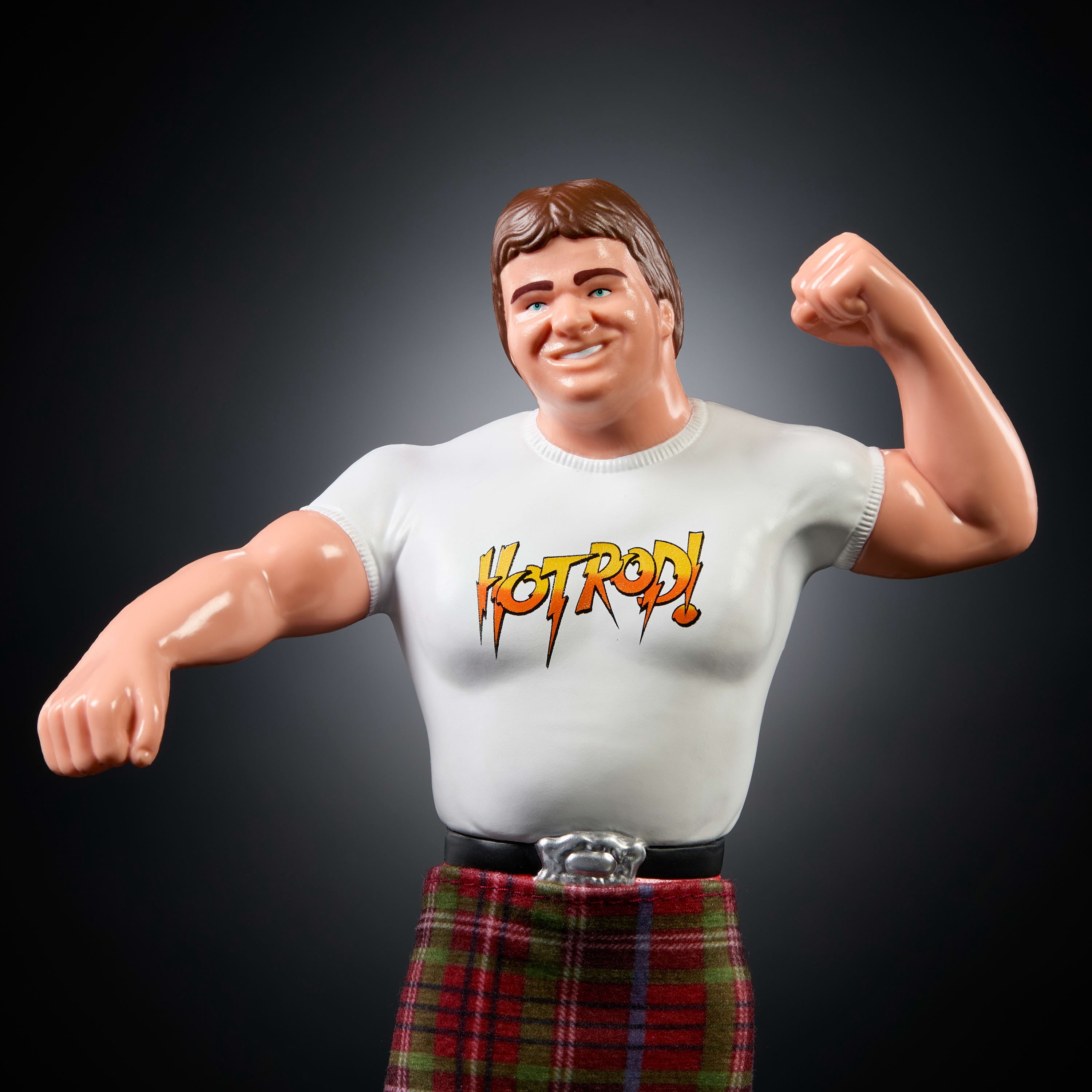 WWE Superstars LJN Figurine articulée de 20,3 cm Rowdy Roddy Piper, jouet de collection rétro des années 1980 (les styles peuvent varier)