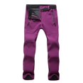 thumbnail image 1 of Milaget Pantalon de Ski Femme Coquille Souple Épais pour Voyage Randonnée Rouge, 1 of 9
