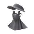 thumbnail image 1 of jinwen Sun Hat Face Cover Cap Earloop Women for Sightseeing Outdoor Activities Work Deep Gray, 1 of 9