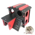 thumbnail image 3 of Hamster House Plastic DIY Double Layer Small Animal Hideout Hamster Play Hut, 3 of 10