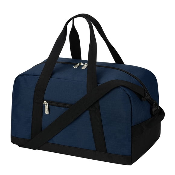 Small Gym Bag 14 inch lightweight Carry On Mini Duffel Bag for Travel Sport - Navy Blue