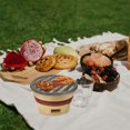 thumbnail image 4 of Phenofice Grille de Cuisson Ronde au Charbon 1 Pce Fonte Gris Foncé pour Amateurs de BBQ, 4 of 8
