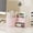 Rose, variante sur Organisateur de Bureau Rotatif pour Stylos Crayons Pinceaux de Maquillage / Boîte de Rangement à Compartiments Multiples Contenant pour Fournitures de Papeterie Scolaires et de Bureau / Étui Cosmétique Rotatif avec Plateaux Amovibles