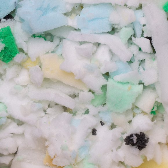 Bean Products Shredded Foam Filling Made from Recycled Materials – Long Lasting Shredded Bean Bag Filler Foam - Lightweight Moldable Foam Filling - 5 LBs