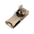 thumbnail image 1 of EIGTHTAIL Twist Knob Keyed Locking Hasp Padlock Set for Cabinets Security Door Van Lock, 1 of 21