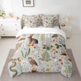 thumbnail image 2 of YST 7Pcs Mushroom Comforter Set with Sheets, Full Size, Boho Aesthetic Wild Animals Bedding Set, 2 of 5