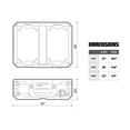 thumbnail image 3 of ToughBuilt Heavy Duty Storage Organizer Portable Tool Box, StackTech, Black, 3 of 12