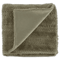 thumbnail image 1 of Bouclair Sage Ellyn Faux Fur Throw 50x60 in (127x152 cm), 1 of 10