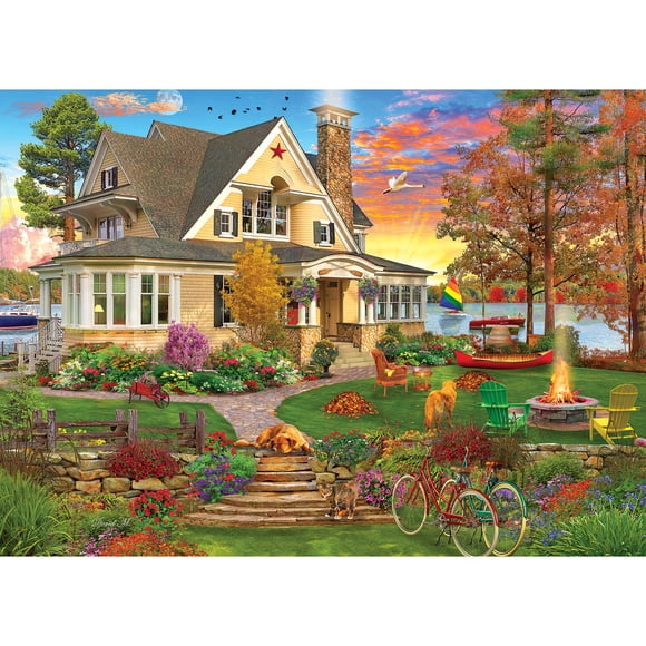 Kodak Casse-Tête Premium en Liège 1000 Pcs - Maison au bord du lac