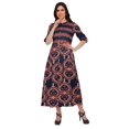 thumbnail image 2 of Moomaya Kurta Imprimée Tenue d'Été Kurti pour Dames Tunique à Fente avant Hauts pour Femmes, 2 of 5