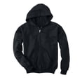 thumbnail image 1 of Hanes Comfortblend EcoSmart Chandail à Capuchon à Fermeture Éclair Intégrale pour Enfants, m, Noir, 1 of 1