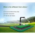 thumbnail image 5 of WINNER SPIRIT Real Swing 300 Aide à l'Entraînement de Golf Swing, Impact Réel, la Voie pour Confirmer, Hauteur Ajustable, Construction Robuste, Tapis d'Entraînement Portable pour Golf Swing à Rainurer et Frapper (Ensemble de Tous), 5 of 5