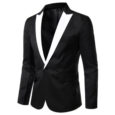 tumgatte Men's Fashion England Solid Color Casual Single Breasted Suit Up to 45% off