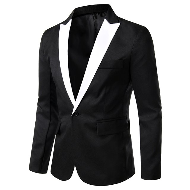 CEHVOM Men's Fashion England Solid Color High Quality Casual Single Breasted Suit
