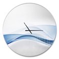 thumbnail image 1 of Designart Vague 3D d'éclaboussures d'eau horloge murale, 1 of 4