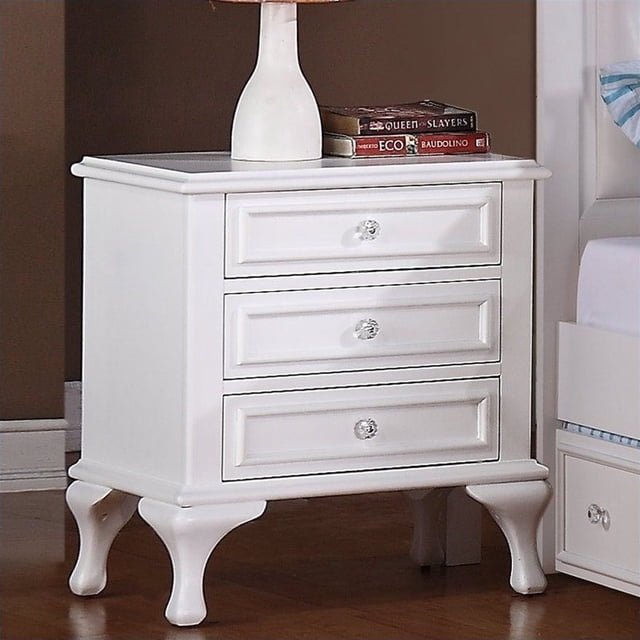 Picket House Furnishings Table de Nuit Jesse en Blanc