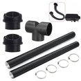 thumbnail image 1 of 75mm Car Auto Heater Pipe Duct Warm Air Outlet Vent Hose Clips For Propex Diesel Heater, 1 of 6