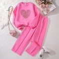 thumbnail image 2 of HNMKIU Fall Outfits Children Casual Comfortable And Stylish Long Sleeved Sleepwear Set, 2 of 4