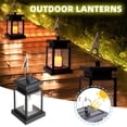thumbnail image 1 of Meitianfacai Retro Outdoor Garden Decoration Hanging Lantern Portable LED Solar Lantern, 1 of 9