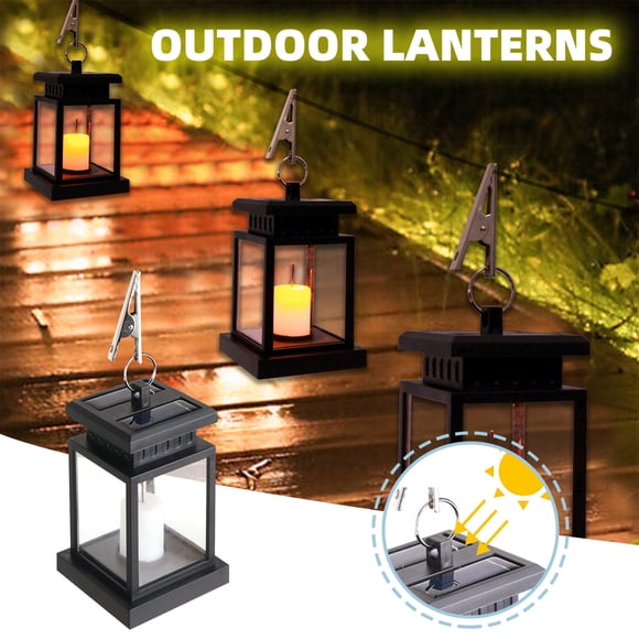 Xihbxyly Solar Lights Outdoor Retro Outdoor Garden Decoration Hanging Lantern Portable LED Solar Lantern Outdoor Lights for Outside Yard Garden Pathway