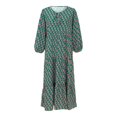 thumbnail image 4 of Ketyyh-chn99 Chemises Habillées pour Femmes Robe Mini Robe de Fête Robe Mini Décontractée Robe Mini Ample Confortable à Rayures Manches Longues Longue Robe GN1,TG, 4 of 5