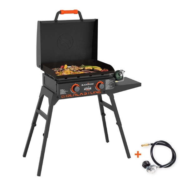 Blackstone Adventure Ready 22" Omnivore Propane Griddle with Stand and Adapter Hose
