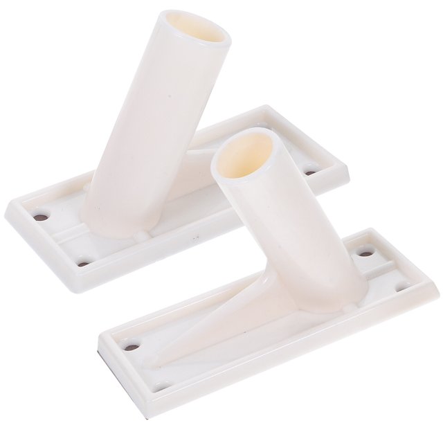 Miangastore Support de Mât de Drapeau 2 Pcs Support de Mât de Drapeau en Plastique Support de Mât de Drapeau Autocollant