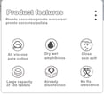 thumbnail image 2 of 100 Pcs/1 Pack Serviette en Papier Jetable pour Lavage du Visage, Coton, Soin du Visage, 2 of 8