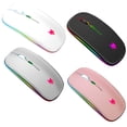 thumbnail image 4 of Baohd 2.4GHz Wireless Mouse Adjustable 800/1200/1600/2400 DPI Computer Cordless Mice Portable Replaceable Accessories Silver 1Set, 4 of 6