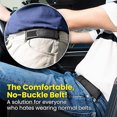 thumbnail image 3 of relayinert 2pcs/set No Buckle Elastic Belts For Easy And Quick Adjustment And Practical Belt Unisex gray S, 3 of 6