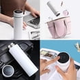 thumbnail image 5 of Smart Water Bottle Stainless Steel Vacuum Flask,Travel Mug with Smart LCD Touch Screen, Keep Hot Or Cold, Car Portable Travel Tea Coffee Vacuum Thermo Cup,Insulated Water Bottle,pink,500ml, 5 of 5
