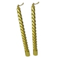 thumbnail image 4 of 2x Twisted Spiral Taper Candle for Christmas Wedding Holiday Party, 4 of 8