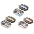 thumbnail image 3 of Wamans Bento Lunch Box Thermal Insulation Bento 4 Cells Lunch Box Tableware Set Portable Lunch Box Student Lunch Box Clearance Items, 3 of 6