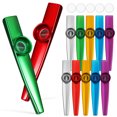 thumbnail image 2 of 12 Pcs Kazoos Kazoo Instrument Metal Kazoos For Adults Beginner Kazoos Performance Kazoo For Kids, 2 of 9