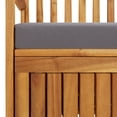 thumbnail image 5 of vidaXL Garden Storage Bench 120 cm Solid Acacia Wood, 5 of 5