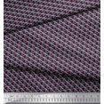 thumbnail image 3 of Soimoi Poly Georgette Fabric Herringbone Shirting Print Fabric by The Yard 52 Inch Wide, 3 of 3