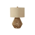 thumbnail image 4 of Monarch Specialties Lighting, 22"h, Table Lamp, Brown Rope, Beige Shade, Transitional, 4 of 6