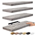 thumbnail image 1 of Sorbus Wall Mounted Floating Shelves for Wall Décor - Large 24 Inch, 3 Pack, Gray, 1 of 6