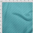 thumbnail image 4 of oneOone Polyester Spandex Turquoise Blue Fabric Stripes Fabric For Sewing Printed Craft Fabric By The Yard 56 Inch Wide, 4 of 5
