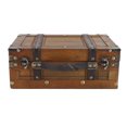 thumbnail image 2 of Coffre de Rangement, Banc de Rangement Rétro en Bois avec 2 Charnières de Sécurité, Coffre de Rangement à Dessus Relevable, Coffre à Jouets, Banc à Chaussures d'Entrée à Assemblage Facile, Organisateur de Rangement pour Salon, Chambre, 2 of 7